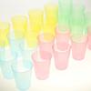 Gobelet - com-four - cf17486 - 24 pièces - plastique - réutilisable - lave-vaisselle