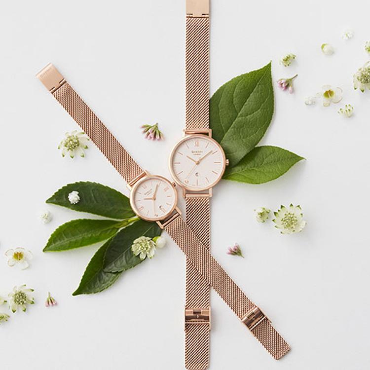 Casio Sheen Minimalist Swarovski Imitation Quartz Movement Stainless Steel Strap Watch Women watches White SHE-4540CGM-4AUPR