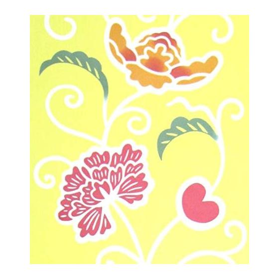 [YAGISEI] YAGISEI Chusen Tenugui Bingata Artist Series "Hanaou" Okinawa Colorful Made in Japan
