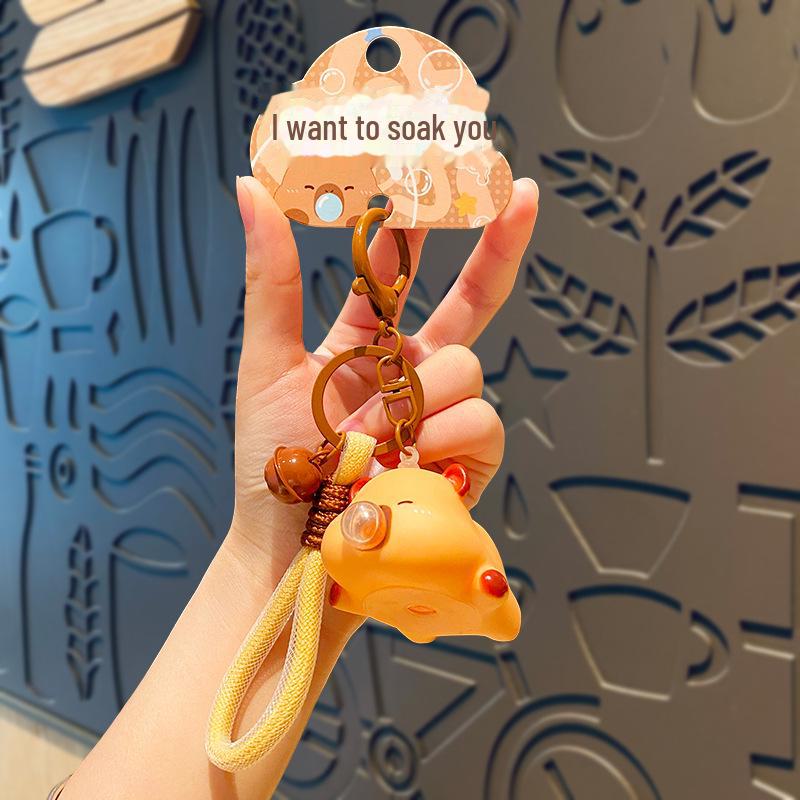 

Брелок-кукла в виде пузыря для снятия стресса: Креативный подарок для пар и школьных портфелей