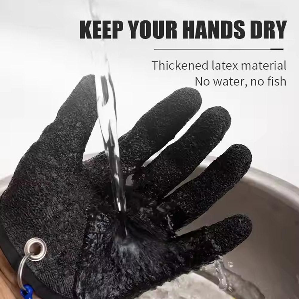 1Pcs Fish Catch Gloves Fishing Glove With Magnet Hook Non-Slip Gloves Catching Fish Latex Hunting Gloves For Accessories
