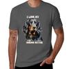 I Love My Gordon Setter TShirt Work Utility Casual Tee Shirt