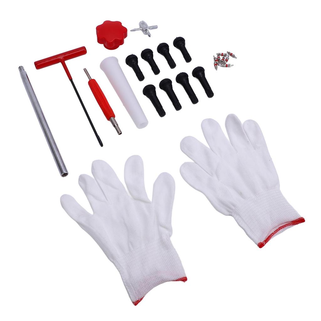 24PCS Tire Valve Change Tool Quick Change Tire Valve Repair Install Tool for Replacing Leaky Valves In Cars ATVs Trucks