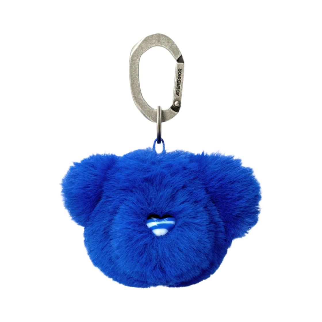 ADERERROR Eddy Bear Head Keyring Z-Blue ONE SIZE