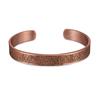 Bracciali in Rame Puro Vinterly Donna Uomo Unisex 10mm Bracciali a Manetta Regolabili Gioielli Femminili Regolabili Rame Solido Morbido Vintage