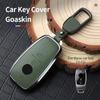 Metal And Leather Car Key Case Cover For Mercedes Benz W176 W177 W205 W206 W212 W213 W222 W223 W167 463 X166 A C E S G Cls Class