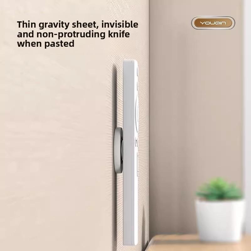 Magnetic Remote Control Holder Wall Mount With Abs Material For Home Organization