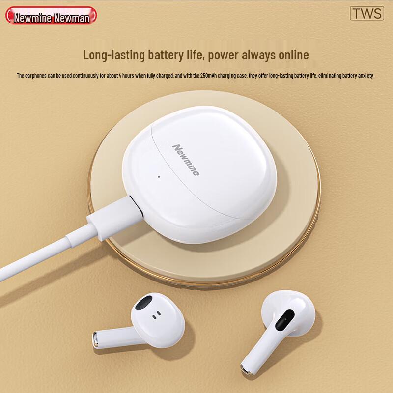 Newsmy TWS Wireless Ear-Hook Sports Bluetooth Earbuds