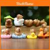 Capybara Toy Mini Figurine Resin Creative Relaxing Desktop Decor For Kids