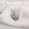 Sky Blue Topaz Gemstone Pendant, 925 Sterling Silver Jewelry, Handmade Lavish Silver Pendant Gift For Love