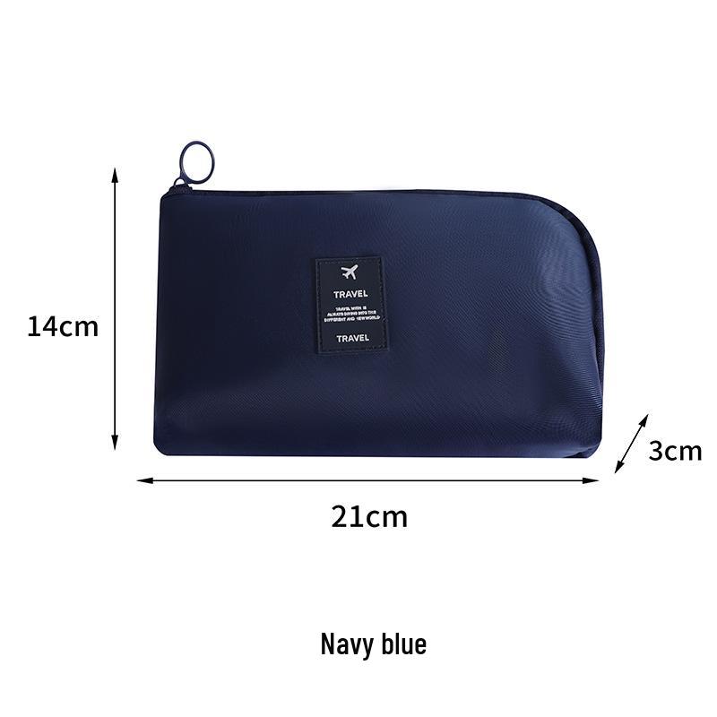 

Multifunctional Travel Organizer: Digital Storage, Power Bank, Cable Charger & Makeup Bag