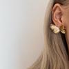 Exquisite Butterfly Hollow Stud Earrings: European & American High-End Fashion