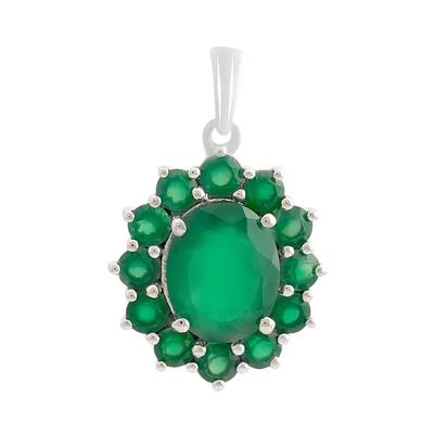 Silver Pendant with Agate 3.331ct (2173991)