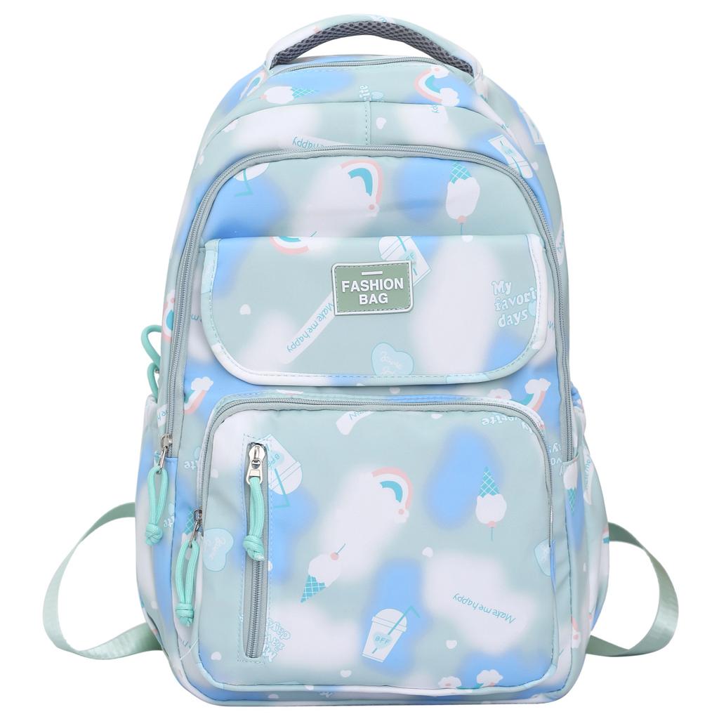 Schoolbag senior school bag large capacity fresh sweet girl backpack primary school students junior high school casual backpack