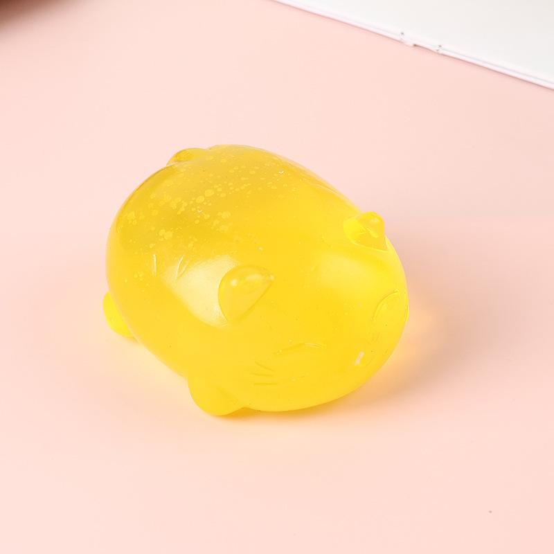 Glitzer Herz Maltose Quetsch Farbe Wechselnd Unter Licht Formbare Mehlkugel Langsamer Rückprall Stressabbau Spielzeug