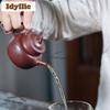 230ml Vintage Yixing Purple Clay Teapots Handmade Bamboo Pot Raw Ore Dragon's Blood Sand Mud Kettle With Infuser Zisha Tea Set