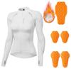 WOSAWE Women Motorcycle Jacket Body Armor CE Certified Summer Downhill Motocross Riding Clothing Protection Racing Reflective