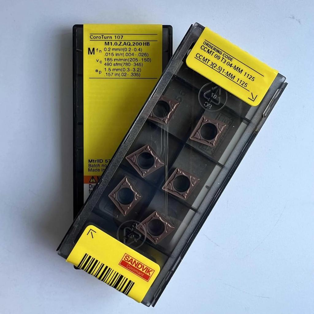 Original Sandvik / CCMT09T304-MM 1125  / CNC lathe carbide blade 10 PCS