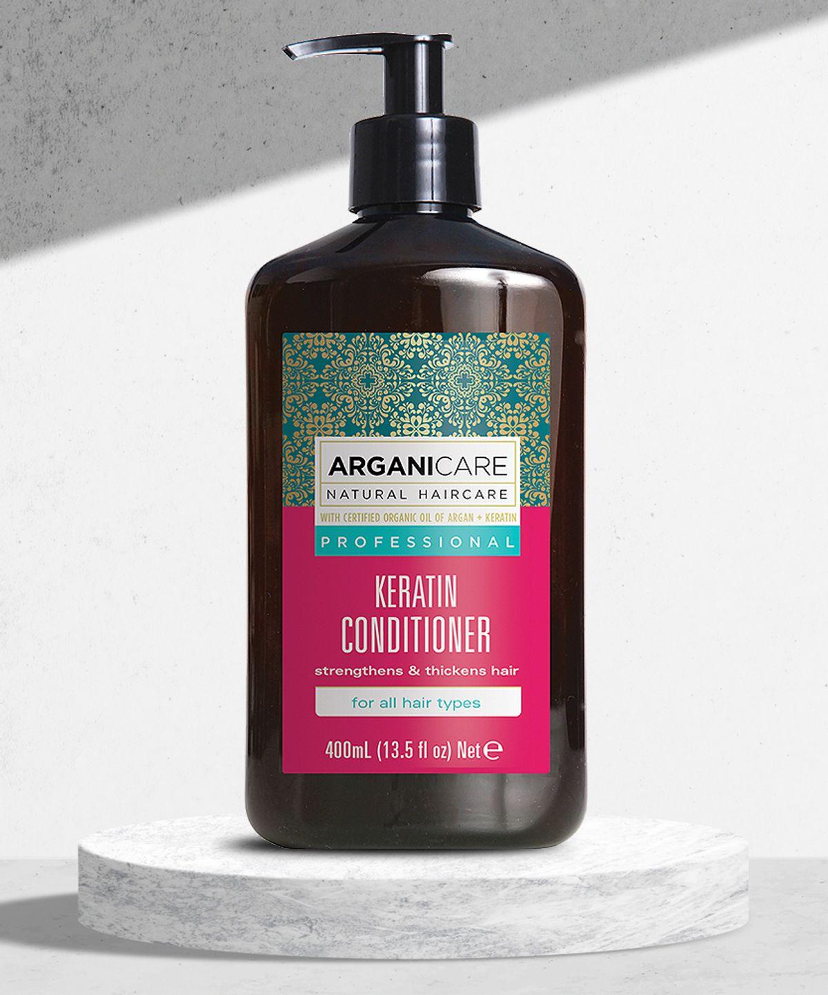 Keratin & Argan Oil Protein Hair Conditioner Rinse 400ml