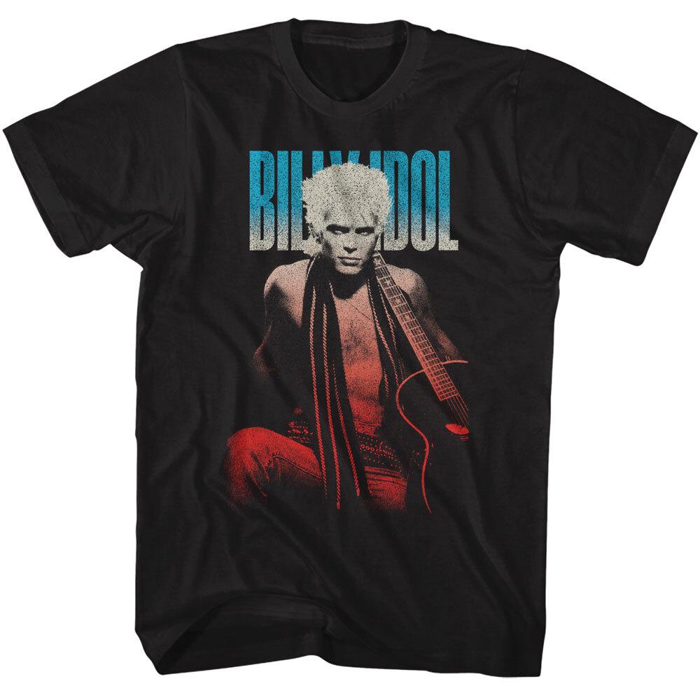 

Billy Idol Men039;s T Shirt PATRIOT GRADIENT New Punk Rock Music New Black Cotton Unisex T-Shirt L