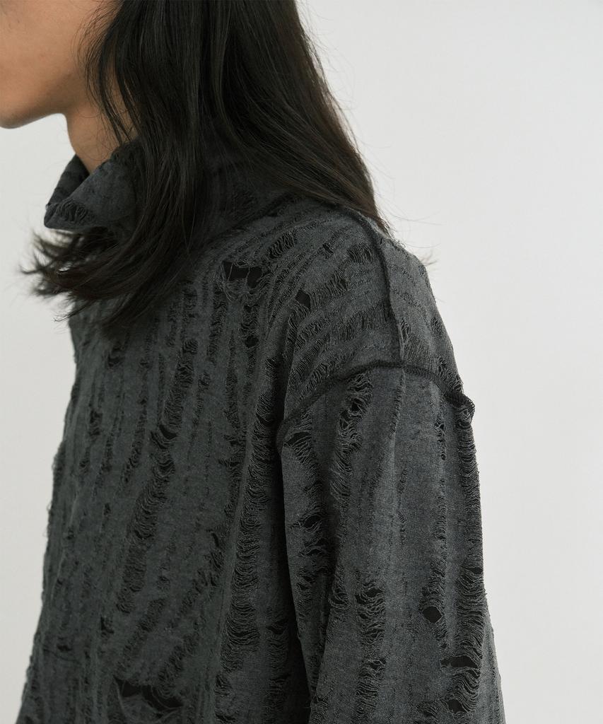 ENDOOR Vintage Reversible Turtleneck (Gray-Black)