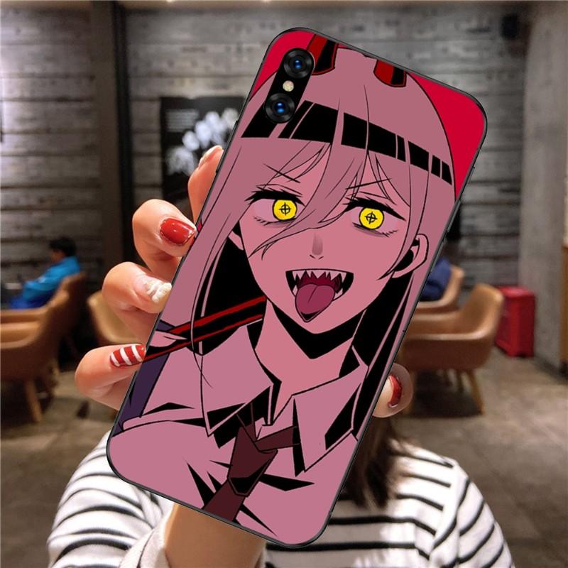 Chainsaw Man Anime Handyhülle für Xiaomi Mi 12 11T 10T 9T Lite Pro Ultra Note 10 Poco F3 F4 X4 GT Weiche Schwarze Handyhülle