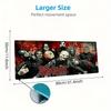 Slipknot Red Tribal Symbol Logo Large Gaming Mouse Pad Non Slip Desk Mat for PC Rock Band Fan Decor