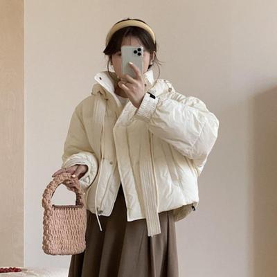 New Winter Cotton Coat for Women, Short Korean Style Design, Loose Cotton Coat, Thickened Cotton Jacket for Small People