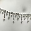 Bridal Fashion Elegance Pearl Pendant Diamond Belt Waist Chain