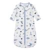 miracle baby" Pure Cotton Long‑Sleeve 3D Sleeping Bag with Animal Print, Center‑Opening, Breathable Summer Sleeping Bag for Children Aged 0–2 Years