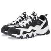 Skechers DLites 2.0 Synthetic Leather Mesh Lace-Up Low-Top Dad Sneakers Women Sneakers Black White 896210-BKW