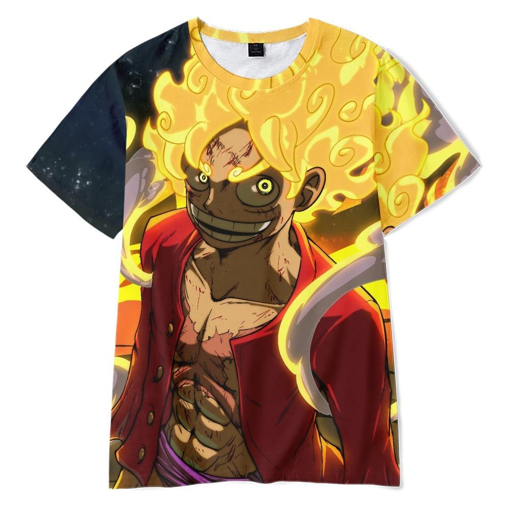 Funny Cartoon ONE PIECE T Shirt Cool Men's Tshirt O Neck Casual Unisex Streetwear Anime Fashion Tee