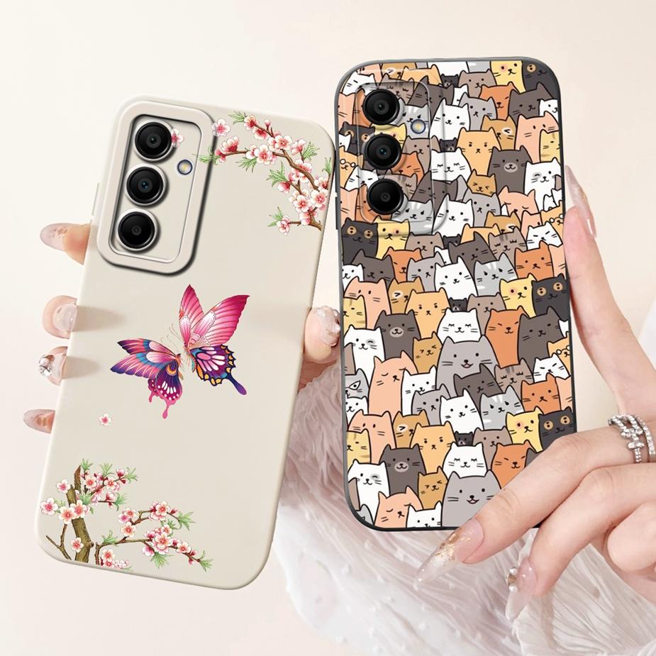 For Samsung Galaxy A16 Case SM-A165F Cute Cat Dinosaur Cartoon Cover Durable Phone Case For Samsung A16 A 16 5G A166B Soft Shell