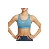 Swoosh Mittlerer Halt Bequeme Passform Einfach Leicht Sport-BH Damenunterwäsche Rauchblau DX6822006
