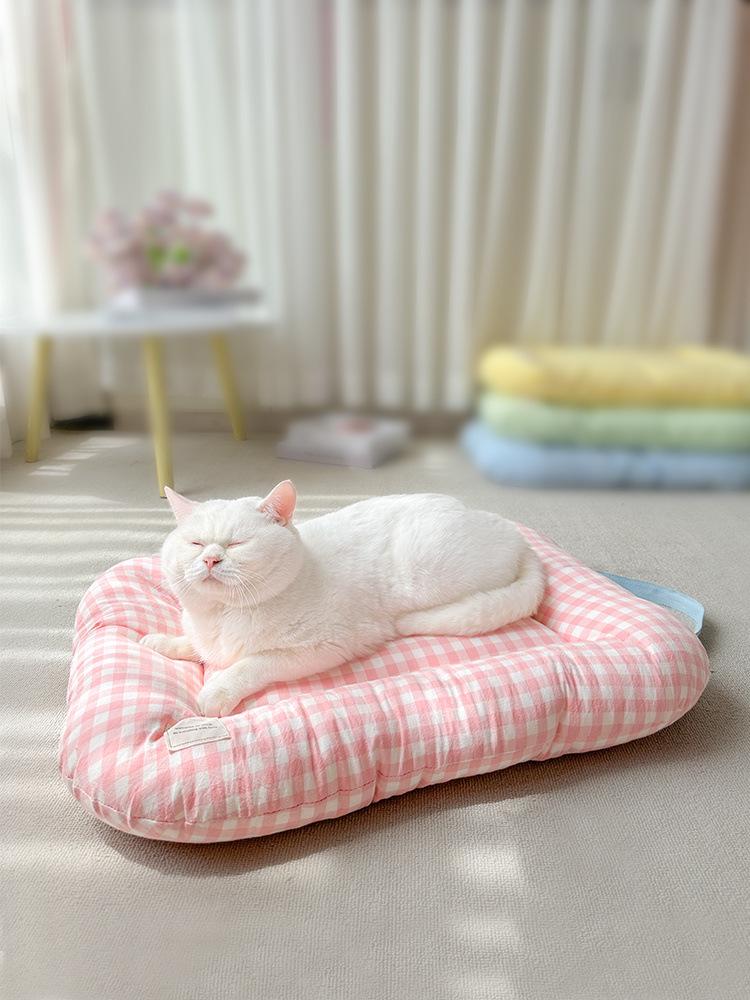 All Seasons Cushioned Dog Bed & Puppy Mat - Small Size