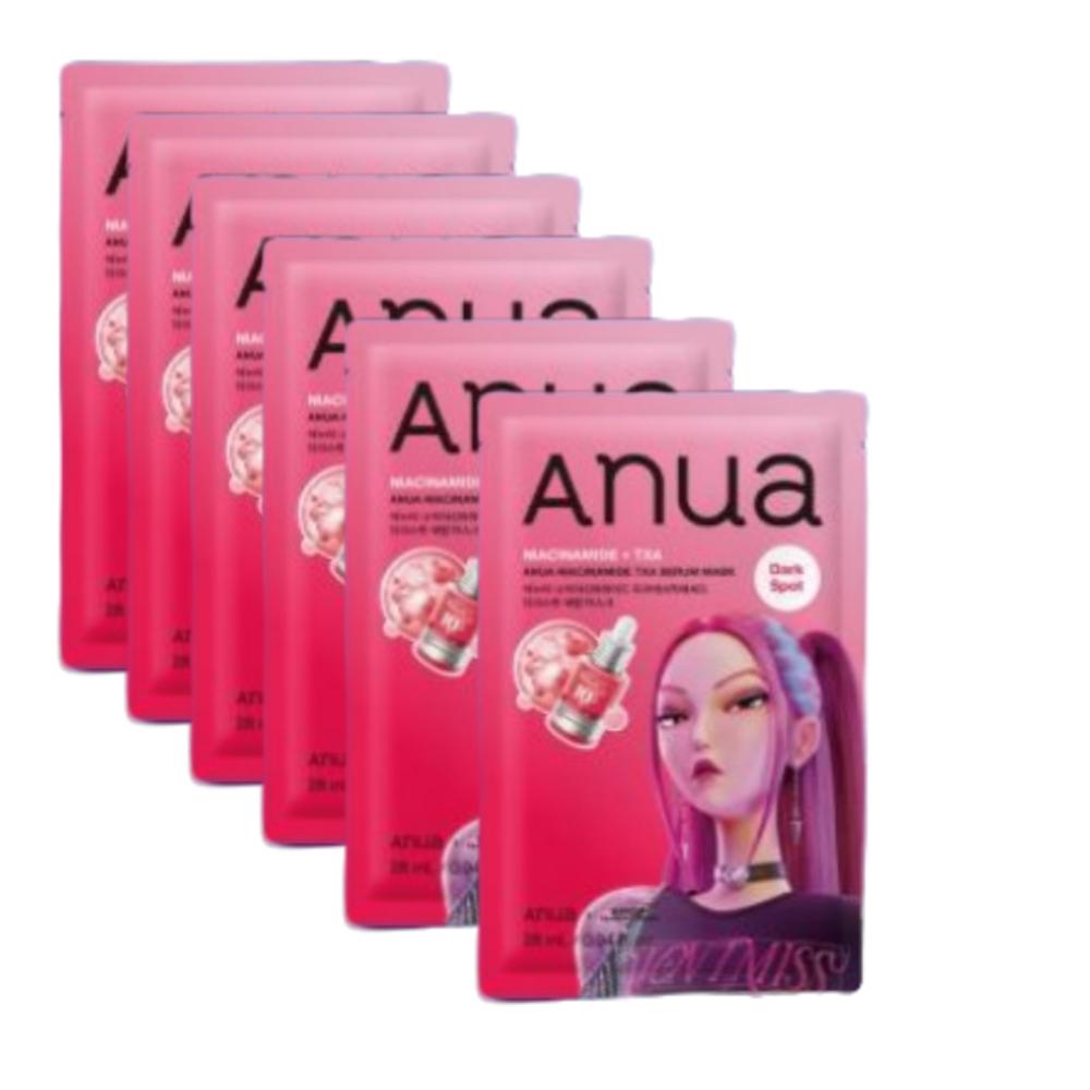 ANUA TXA Niacinamide Dark Spot Brightening Serum Sheet Mask Radiance & Tone Care (6 Sheets)