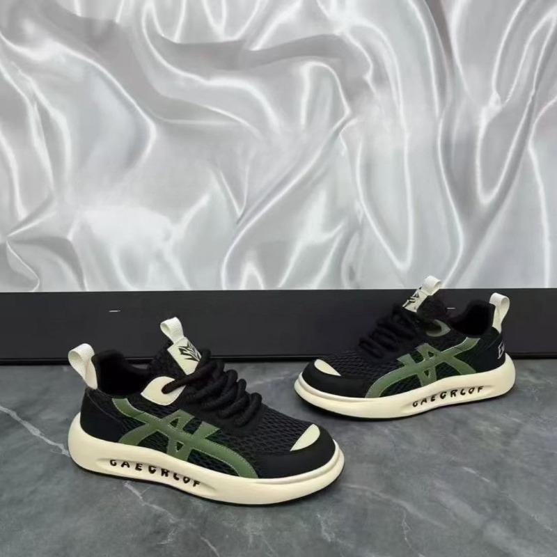 

Men s shoes summer new mesh breathable trend casual shoes young and young light soft sole black sports trendy shoes 39