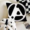 LLinkinSParkS Cartoon Pillow Case Fashion Square Pillowcase Bedroom Sofa Room Ins Decoration Leisure