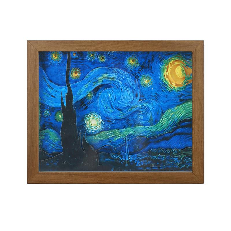 

Декоративная светодиодная лампа, ночная проекционная лампа для детской спальни, детской комнаты и рождественский подарок, световой короб, вырезанный из бумаги 235x295x45MM