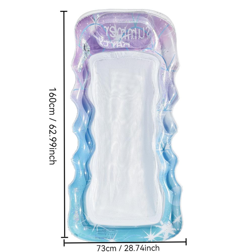 New Style Daisy Stripe Inflatable Pool Float Lounger