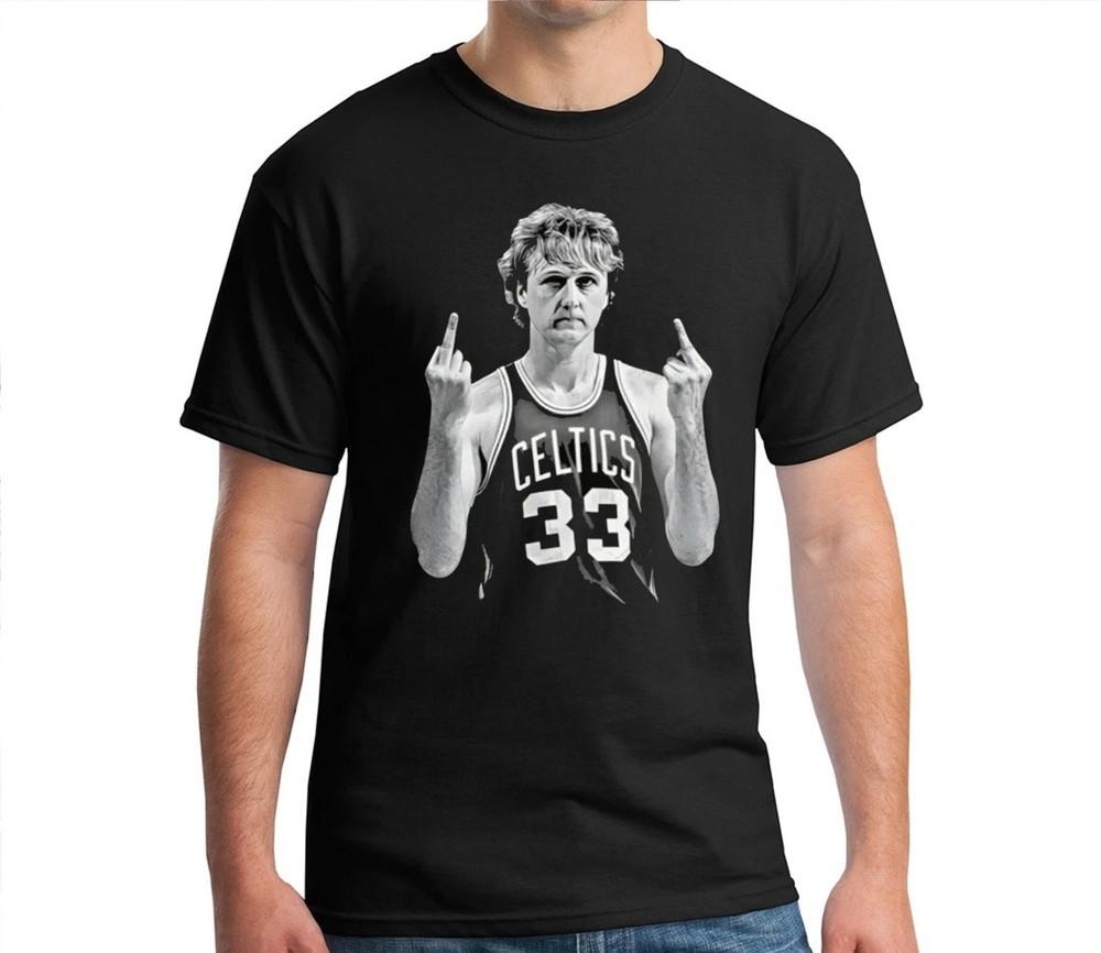 Larry Bird Middle Finger Unisex TShirt Unisex T-Shirt XXXL