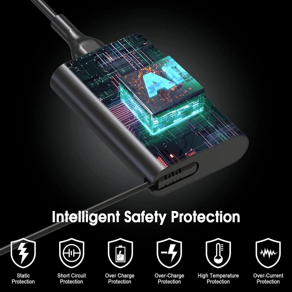 65W USB C Laptop Charger Compatible with Dell Latitude 5420 5520 5530 5550 5540 5430 5450 5440 7420 2-in-1 7430 7440 Inspiron 14 2-in-1 Chromebook