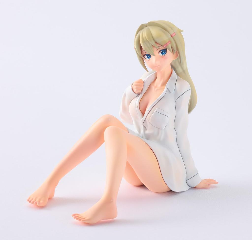 Hasegawa Egg Girls Collection Lucy McDonnell Unpainted Resin Kit SP575 1/12 No.40 (Y-shirt)