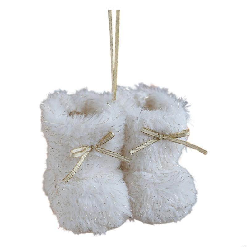 Festival Plush Boot Tree Ornament Plush Soft Decoration For Christmas Party Or Home Styling