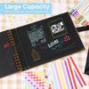 Photo Albums 80 Black Pages Memory Books A4 Craft Paper DIY Scrapbooking Cover Album Set for Wedding Birthday Anniversary Gifts