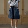 New ArrivalS Open Run Women S Check Pocket Belted 5 Short Denim ShortS