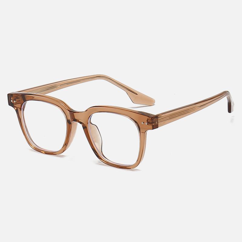 

Vintage Men Square Reading Eyeglasses Fashion Brand Designer Blue Light Blocking Glasses Women Rice Nail Small Frame Glasses +2 0