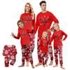 Set Pigiama Rotondo a Manica Lunga Coordinato per Famiglia con Pantaloni per Genitore e Bambino