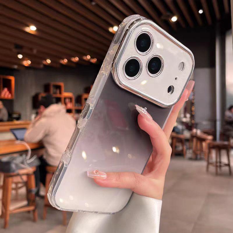 Compatible with Apple iPhone 17 Pro Max and 16: Glitter Gradient Protective Case