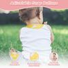 Yafane Baby Dribble Bibs Waterproof Absorbent Cotton Drool Bibs for Baby Boys Girls Unisex Bibs Toddlers Infants for Feeding and Teething 10 Pack (Pi